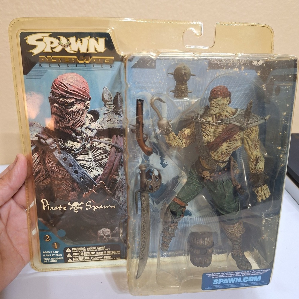 Spawn Alternate Realities Pirate Spawn figure released in 2002 by McFarlane Toys
